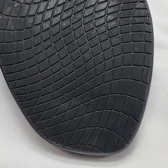 ■MUNRO■PEYTON●BLACK LEATHER SANDAL SLIGHT PLATFORM VELCRO STRAP LADIES 7■NWOB😍 - Picture 14 of 16